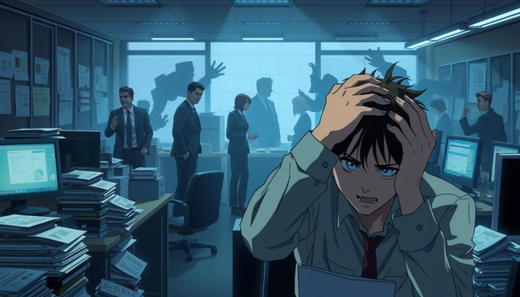 workplace stress sources example